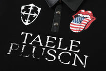 TAELE PLUS | Lip Print Polo Shirt - product detail