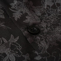 TIDE BEAR | Leaf Jacquard Camp Collar Shirt - product detail
