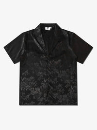 TIDE BEAR | Leaf Jacquard Camp Collar Shirt