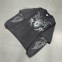 ARTIE MASTER | Flame Emblem Layered Sleeve Sweatshirt - product detail