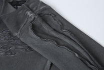 ATSF30 | Sculpted Seam Pointed Hem Sweatshirt - product detail
