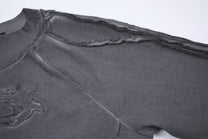 ATSF30 | Distressed Panel Seam Sweatshirt - product detail