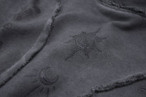 ATSF30 | Washed Henley Panel Sweatshirt - product detail