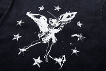 AW SPIKY HEAD | Angel Star Layered Sleeve Sweatshirt - product detail