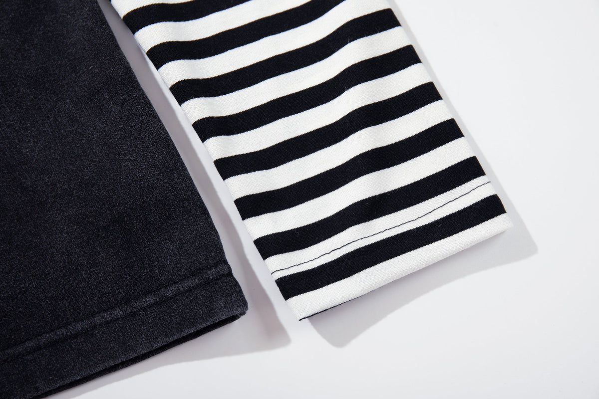 AW SPIKY HEAD | Angel Star Layered Sleeve Sweatshirt - product detail