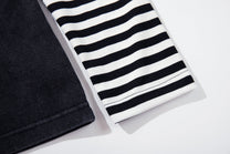 AW SPIKY HEAD | Angel Star Layered Sleeve Sweatshirt - product detail