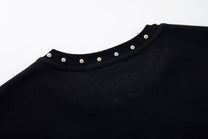 AW SPIKY HEAD | Studded Stand Collar Sweatshirt - product detail