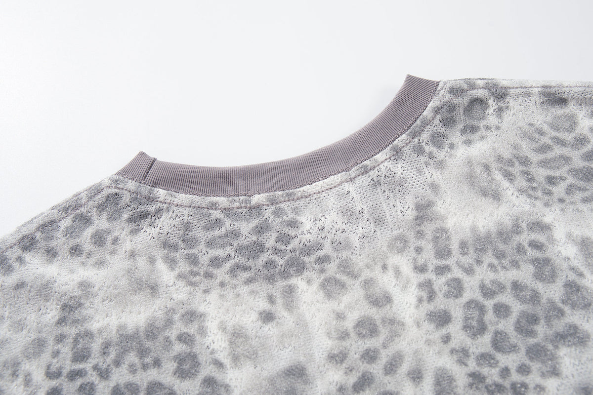 AW SPIKY HEAD | Leopard Print Sweatshirt - product detail