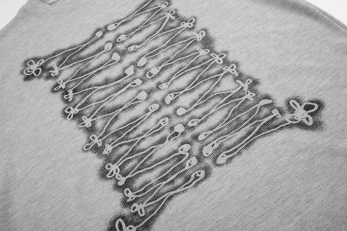BLACK ENERGY | Ribcage Print Sweatshirt - product detail