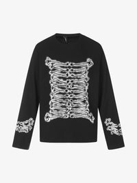 BLACK ENERGY | Ribcage Print Sweatshirt