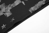 BLACK ENERGY | Paint Splatter Stripe Sweatshirt - product detail
