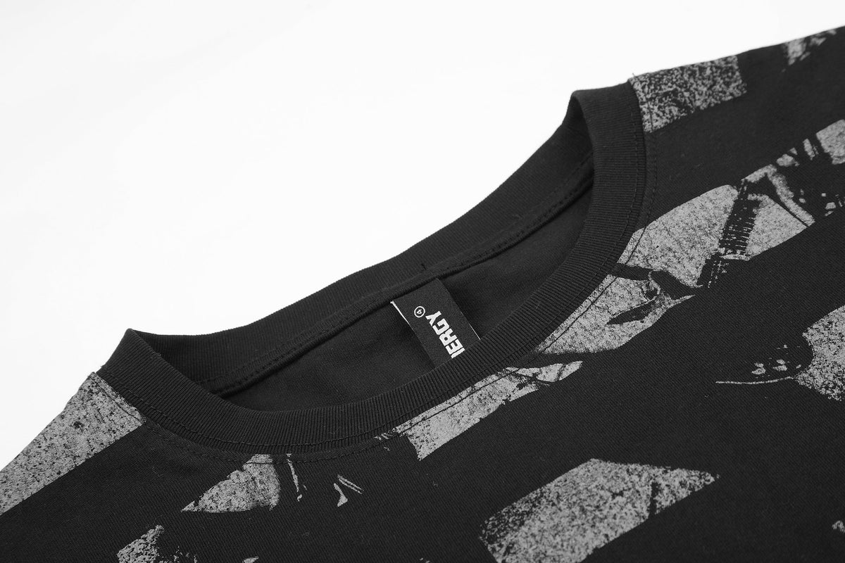 BLACK ENERGY | Paint Splatter Stripe Sweatshirt - product detail