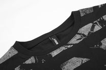 BLACK ENERGY | Paint Splatter Stripe Sweatshirt - product detail