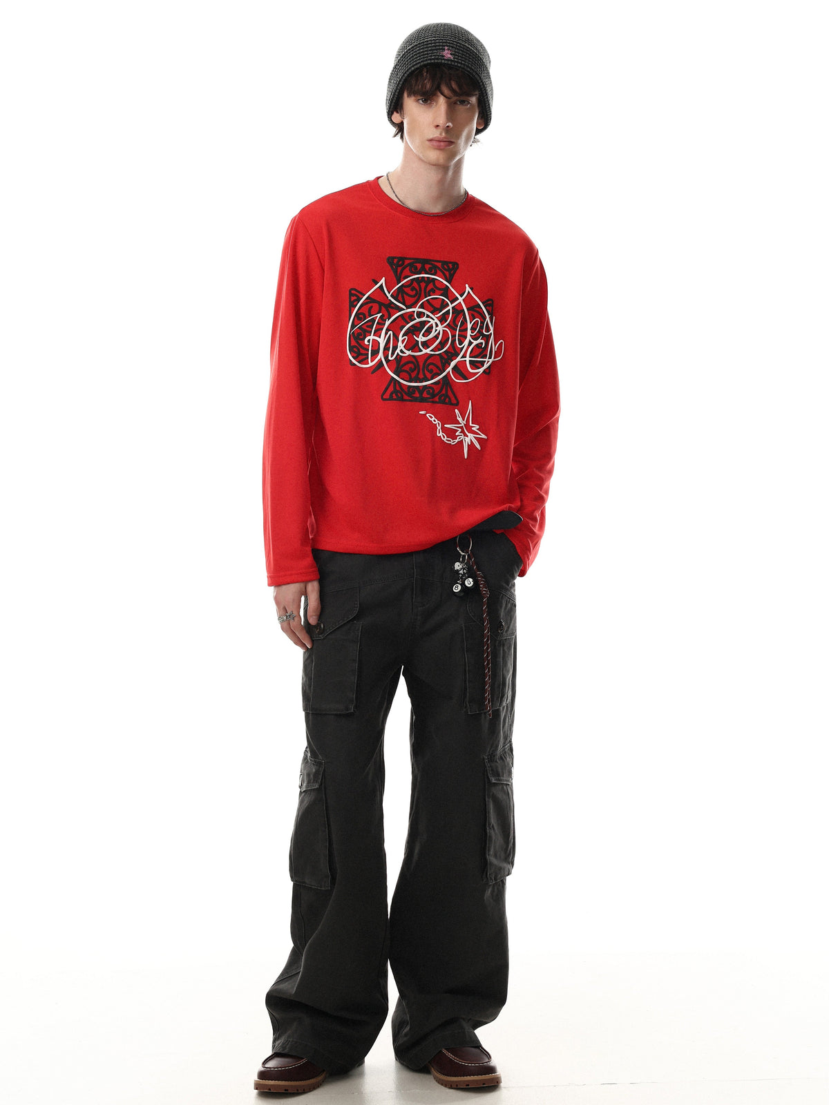 BLACK ENERGY | Ornate Cross Sweatshirt - product detail