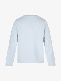 BLACK ENERGY | Ornate Cross Sweatshirt in Blue - back view