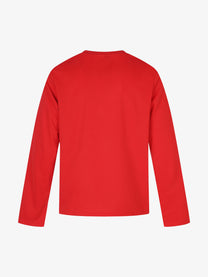 BLACK ENERGY | Ornate Cross Sweatshirt in Red - back view