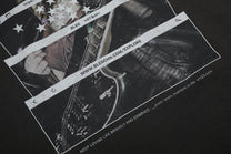BLACK ENERGY | Distressed Photo Polo Collar Sweatshirt - product detail