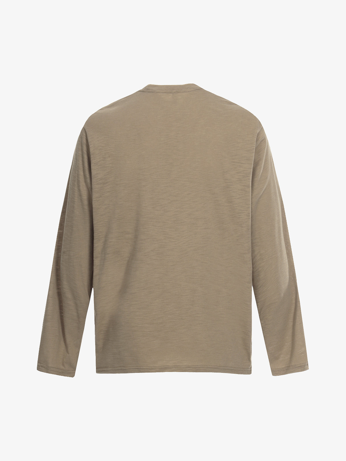 BLACK ENERGY | Faded Portrait Sweatshirt in Tan - back view