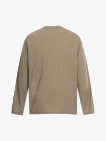 BLACK ENERGY | Faded Portrait Sweatshirt in Tan - back view