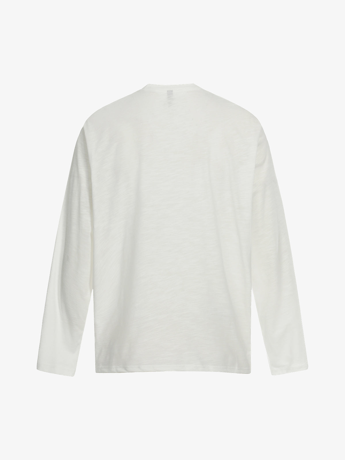 BLACK ENERGY | Faded Portrait Sweatshirt in White - back view