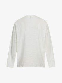 BLACK ENERGY | Faded Portrait Sweatshirt in White - back view