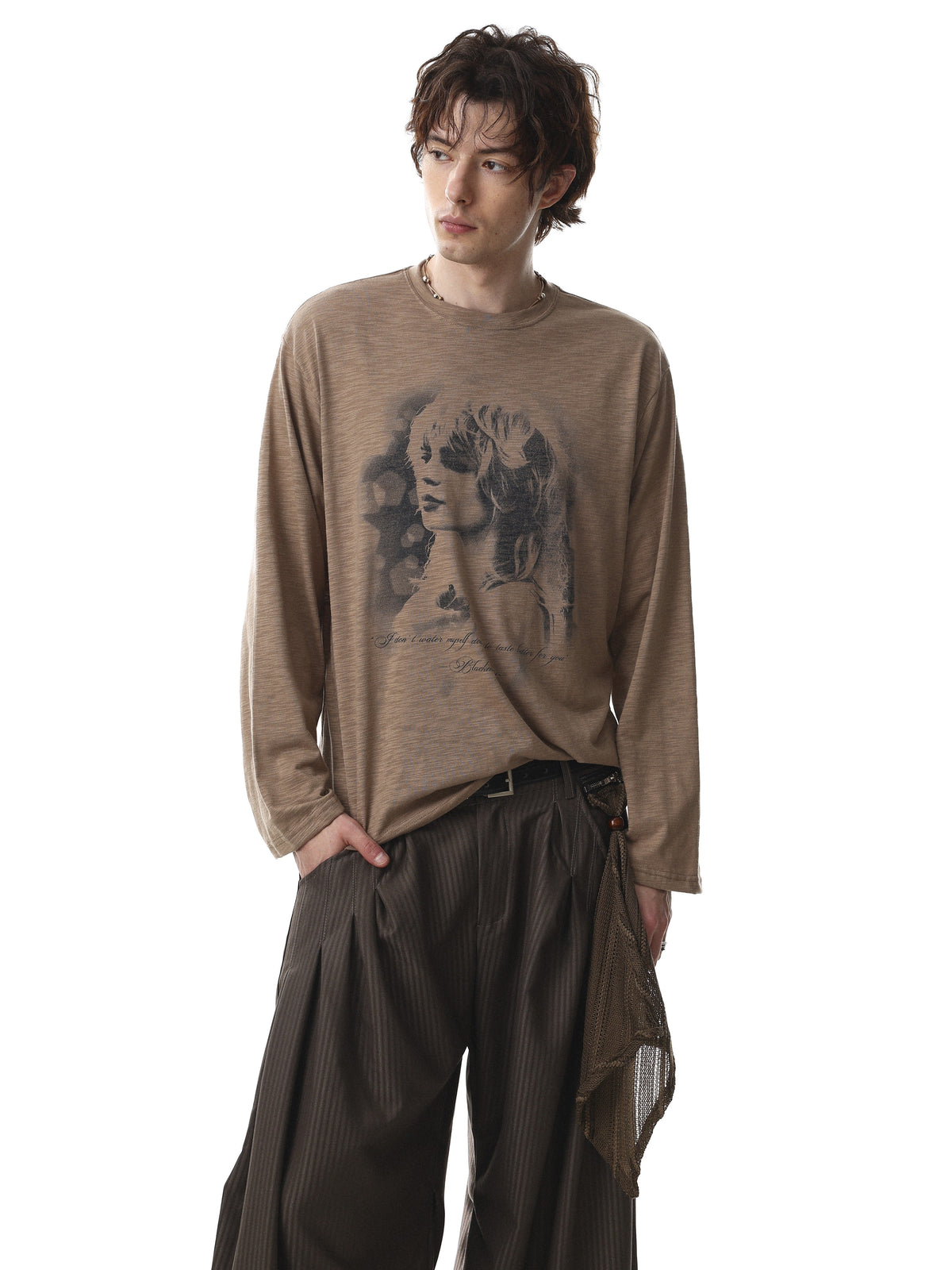 BLACK ENERGY | Faded Portrait Sweatshirt - product detail