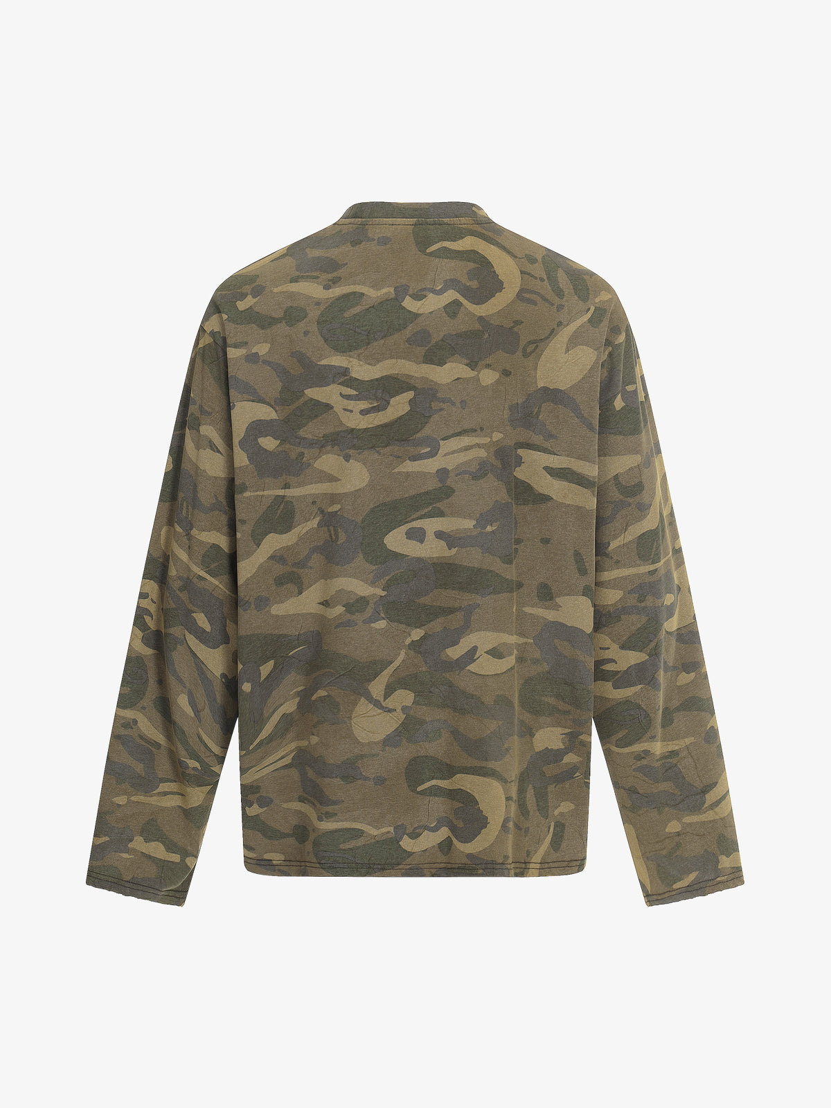 BLACK ENERGY | Camo Number 8 Sweatshirt in Camo - back view