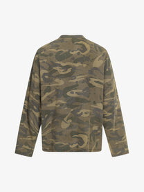 BLACK ENERGY | Camo Number 8 Sweatshirt in Camo - back view