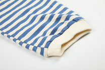 BLACK ENERGY | Striped Frog Button Sweatshirt - product detail