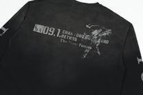 CHANYOOU | Distressed Number 09 Sweatshirt - product detail