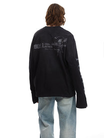 CHANYOOU | Distressed Number 09 Sweatshirt - product detail