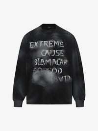 EXTREME CAUSE | Spray Paint Letter Sweatshirt