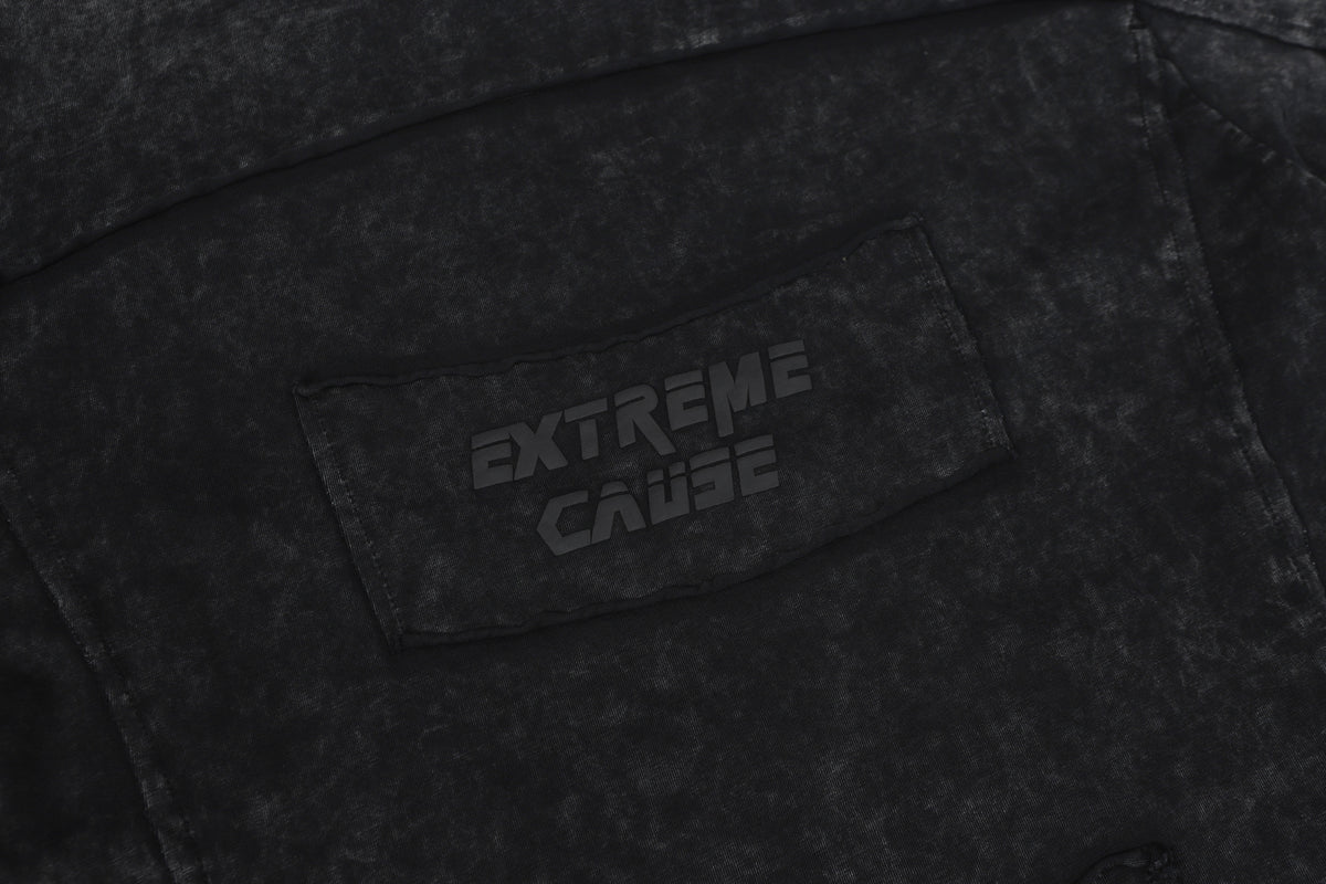 EXTREME CAUSE | Washed Panel Seam Sweatshirt - product detail