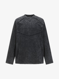 EXTREME CAUSE | Washed Panel Seam Sweatshirt