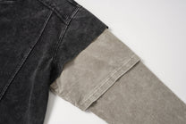 EXTREME CAUSE | Distressed Layered Sleeve Sweatshirt - product detail