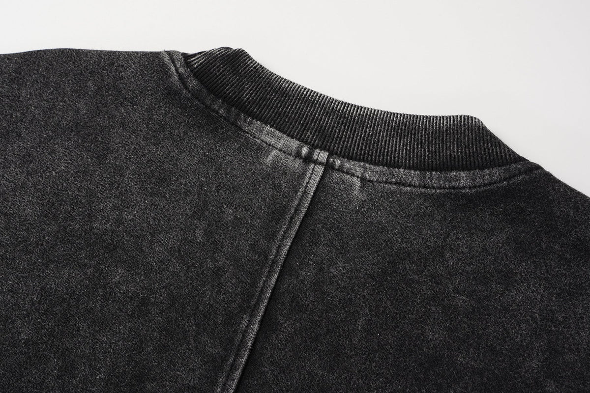EXTREME CAUSE | Distressed Layered Sleeve Sweatshirt - product detail