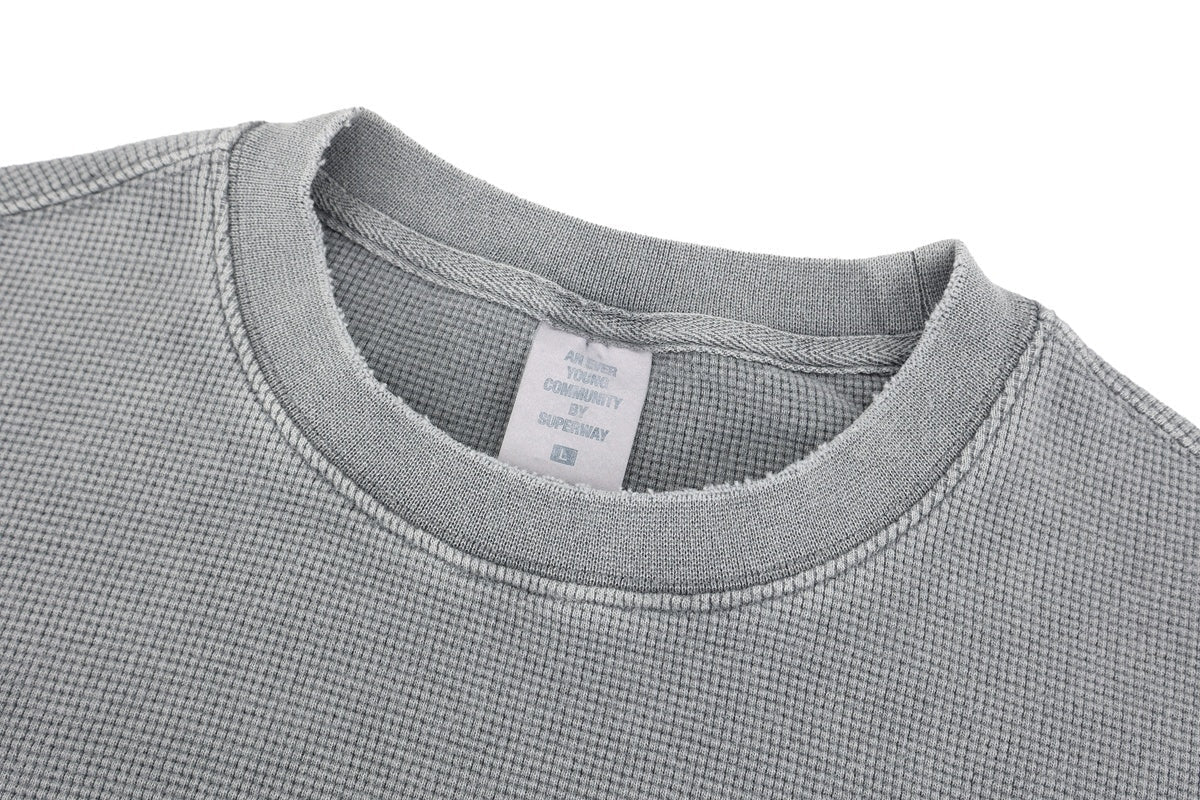 FGSS | Washed Raw Edge Layered Sweatshirt - product detail