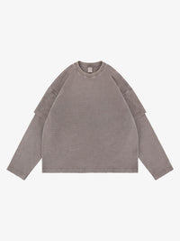 FGSS | Washed Raw Edge Layered Sweatshirt