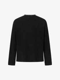 FORN3 | Punk Photo Washed Sweatshirt in Black - back view