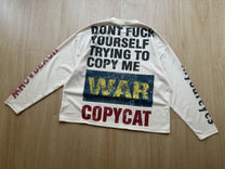 GLFS | Statement Text Collage Waffle Sweatshirt - product detail