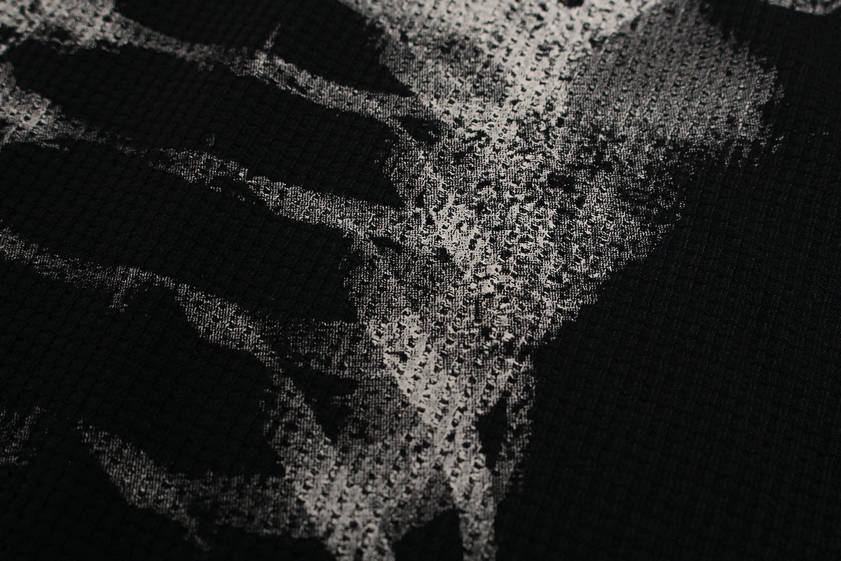 GLFS | Skeleton Ribcage Waffle Sweatshirt - product detail