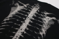 GLFS | Skeleton Ribcage Waffle Sweatshirt - product detail