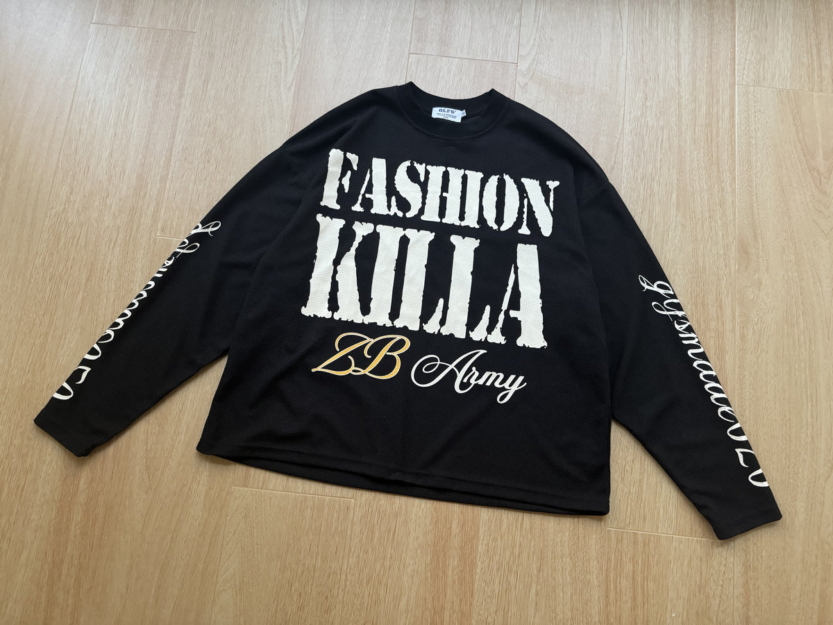 GLFS | Fashion Villa Waffle Sweatshirt - product detail