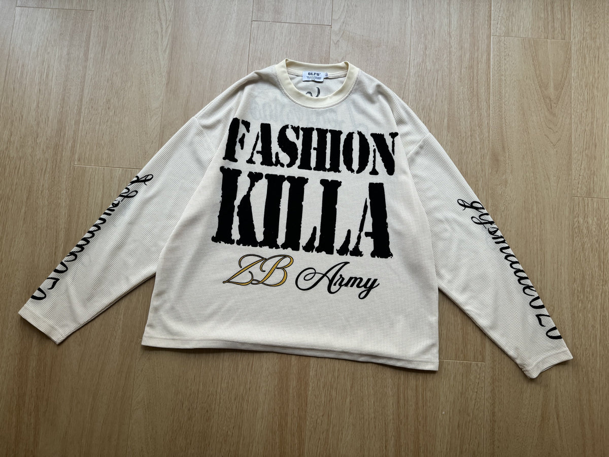 GLFS | Fashion Villa Waffle Sweatshirt - product detail