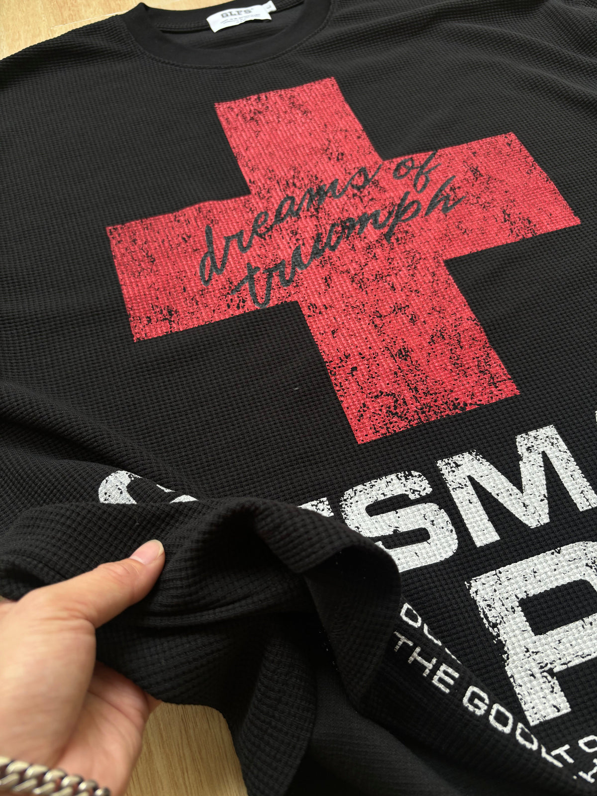 GLFS | Statement Cross Print Sweatshirt - product detail