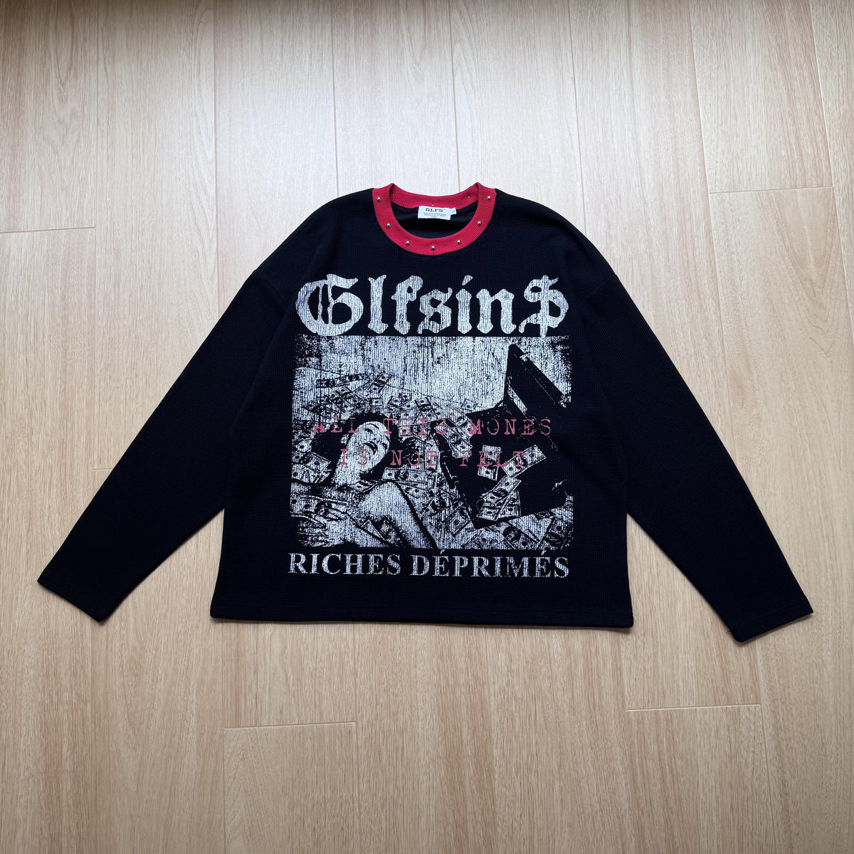 GLFS | Distressed Figure Print Sweatshirt - product detail