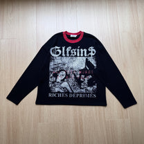 GLFS | Distressed Figure Print Sweatshirt - product detail