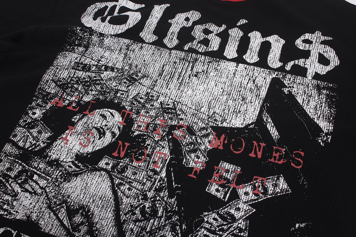 GLFS | Distressed Figure Print Sweatshirt - product detail