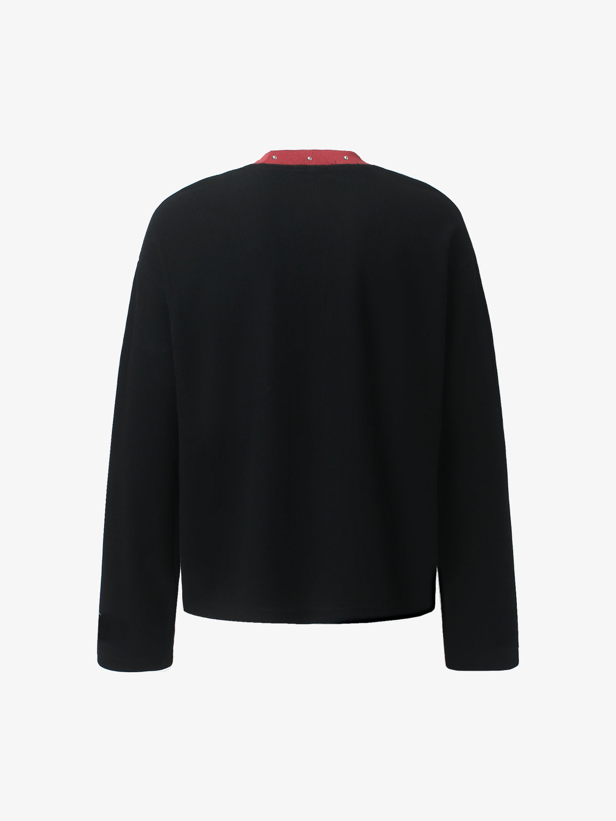 GLFS | Distressed Figure Print Sweatshirt in Black - back view