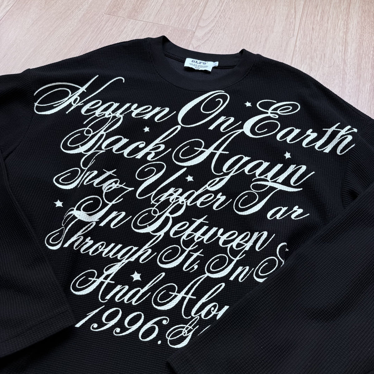 GLFS | Flowing Script Waffle Sweatshirt - product detail